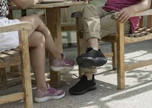 Zapatillas deportivas para pies delicados